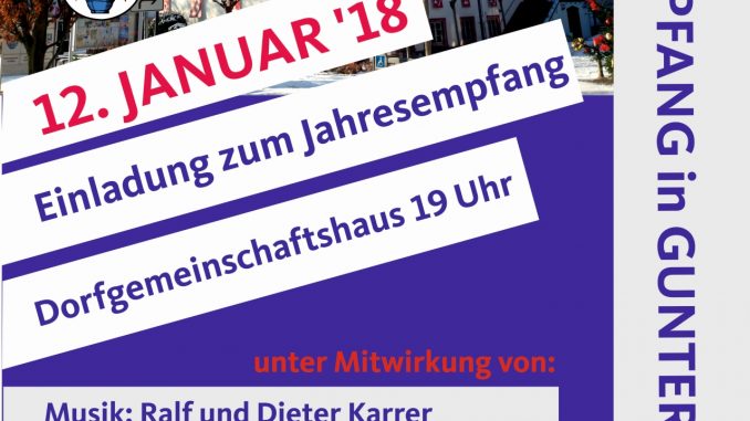 jahresempfang plakat