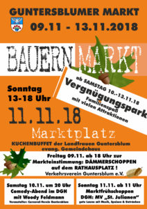 Plakat Bauernmarkt 2018