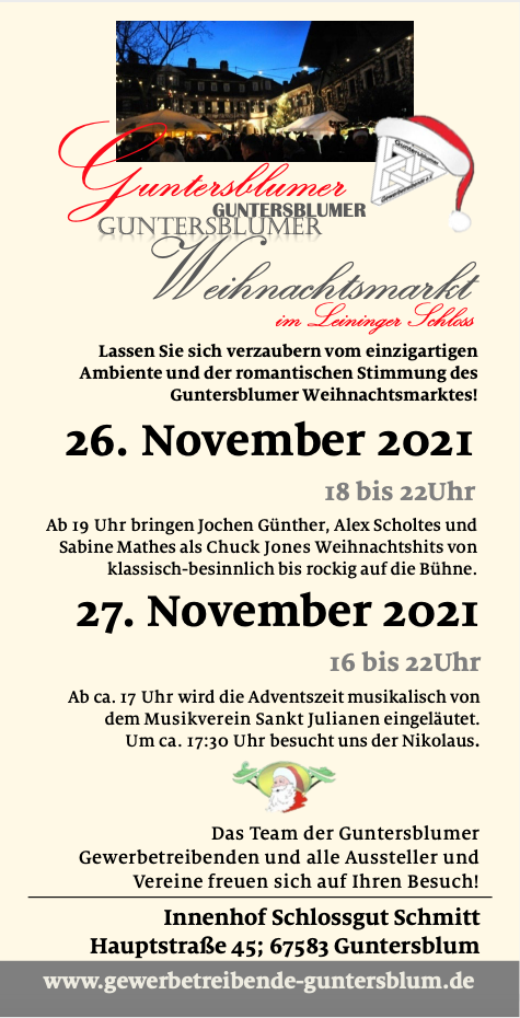 Flyer Weihnachtsmarkt
